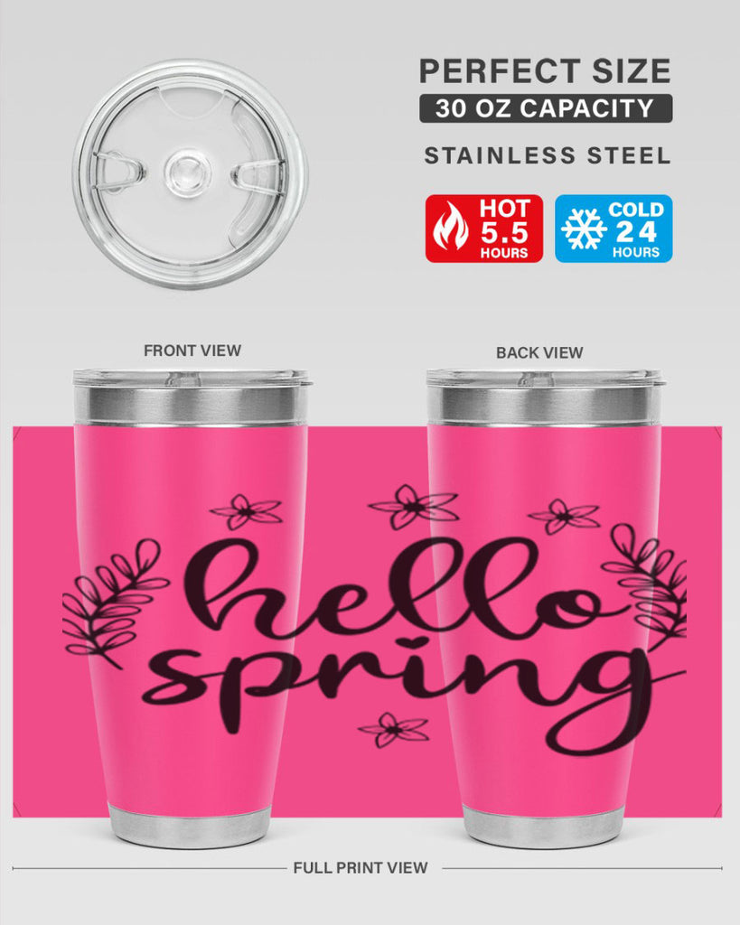Hello spring design  221#- spring- Tumbler