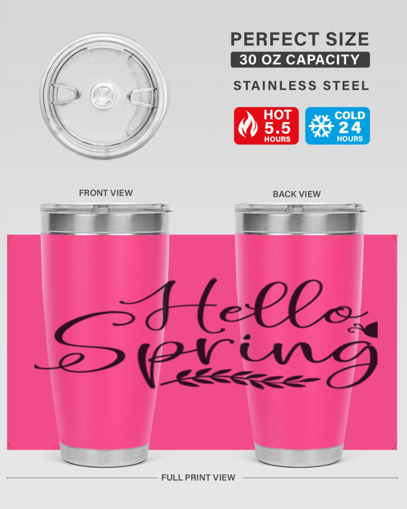 Hello spring design  222#- spring- Tumbler