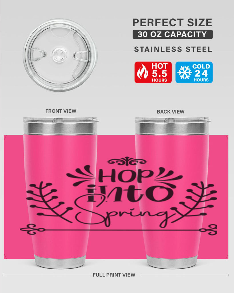 Hop into Spring 248#- spring- Tumbler
