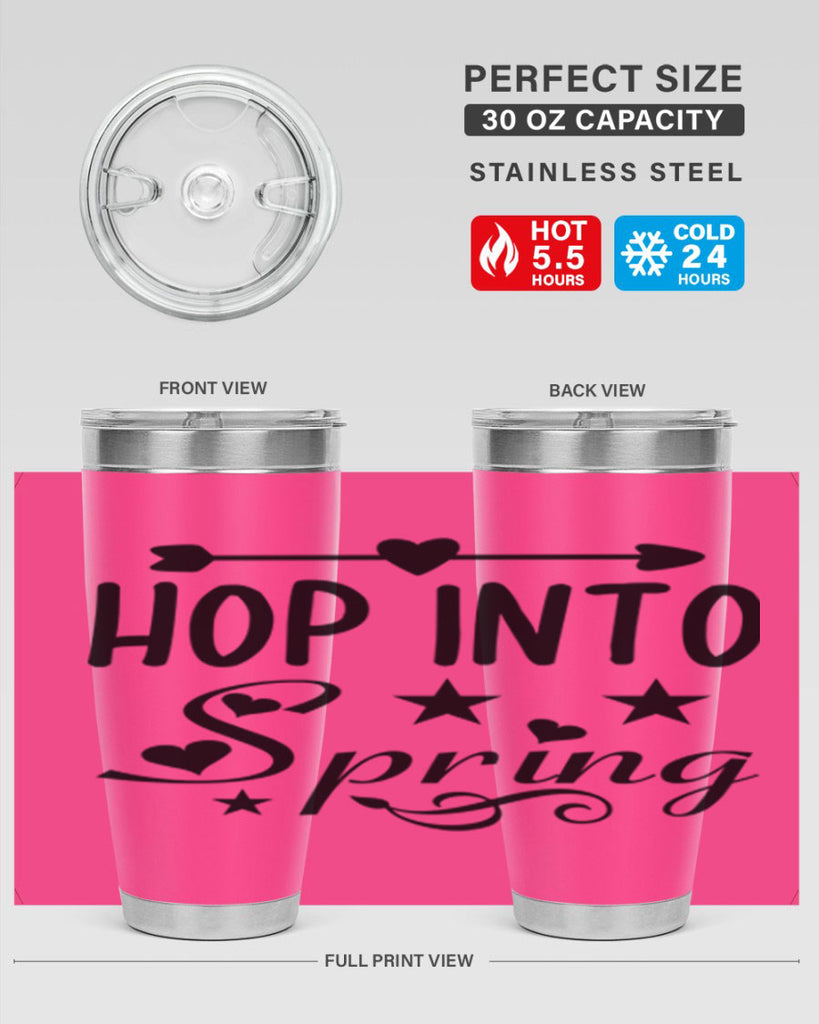 Hop into Spring 249#- spring- Tumbler