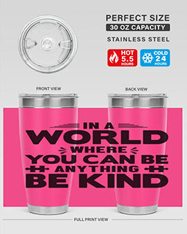 In a world Style 48#- autism- Tumbler