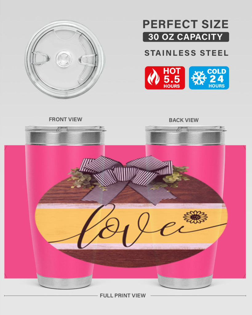 Love and daisy Mockup326#- spring- Tumbler