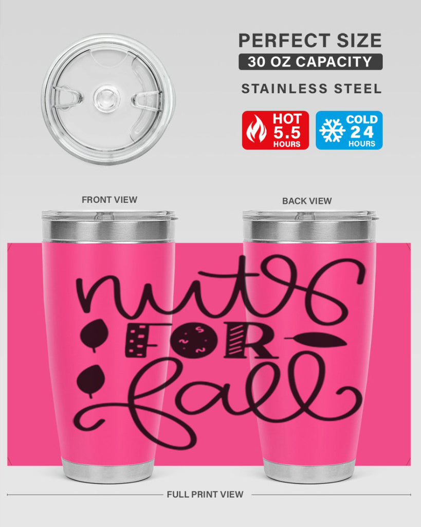 Nuts For Fall 446#- fall- Tumbler