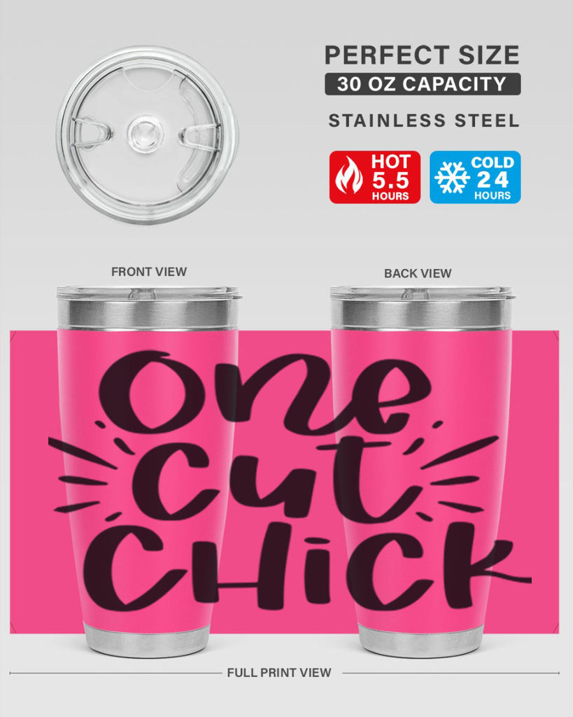 One cut chick  388#- spring- Tumbler
