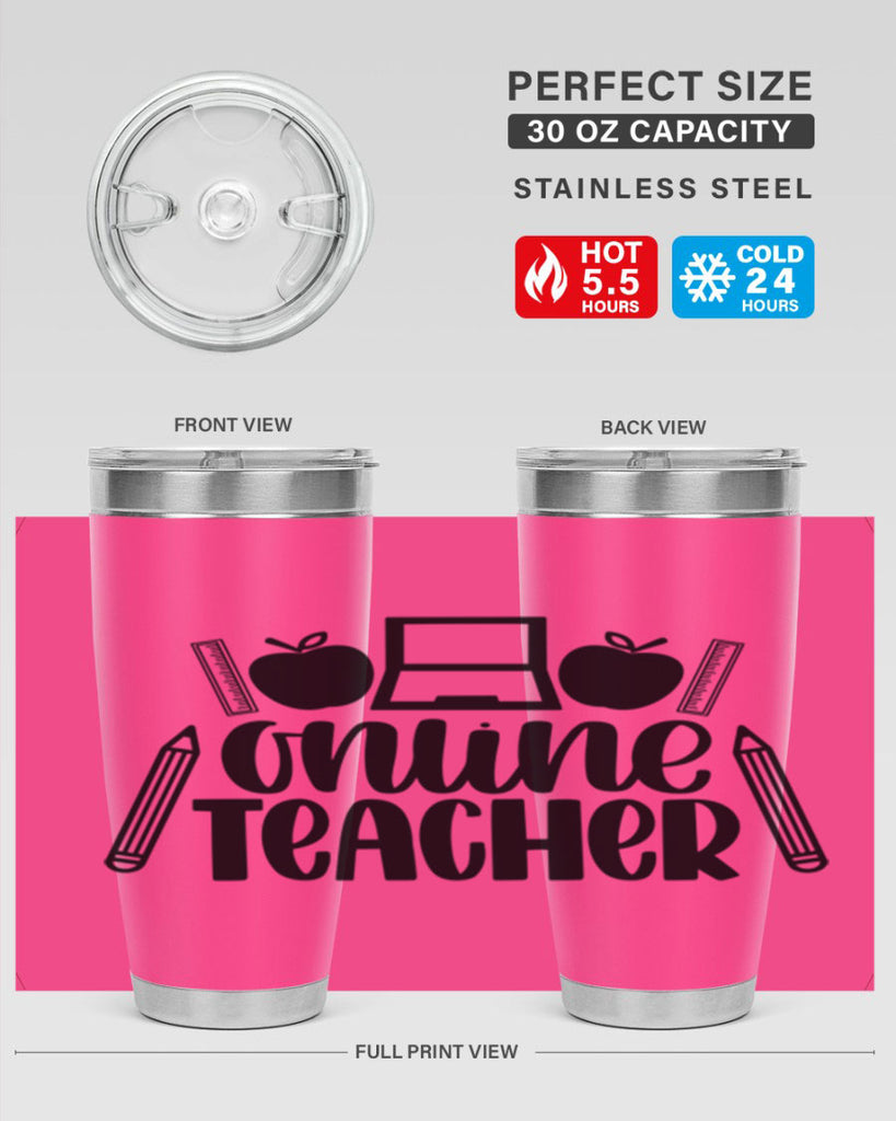 Online Teacher Style 61#- teacher- tumbler