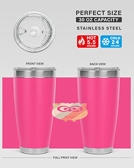 Owl Retro Style Vintage A TurtleRabbit 15#- owl- Tumblers