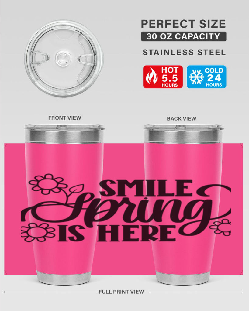 PNG_Smile Spring Is Here395#- spring- Tumbler