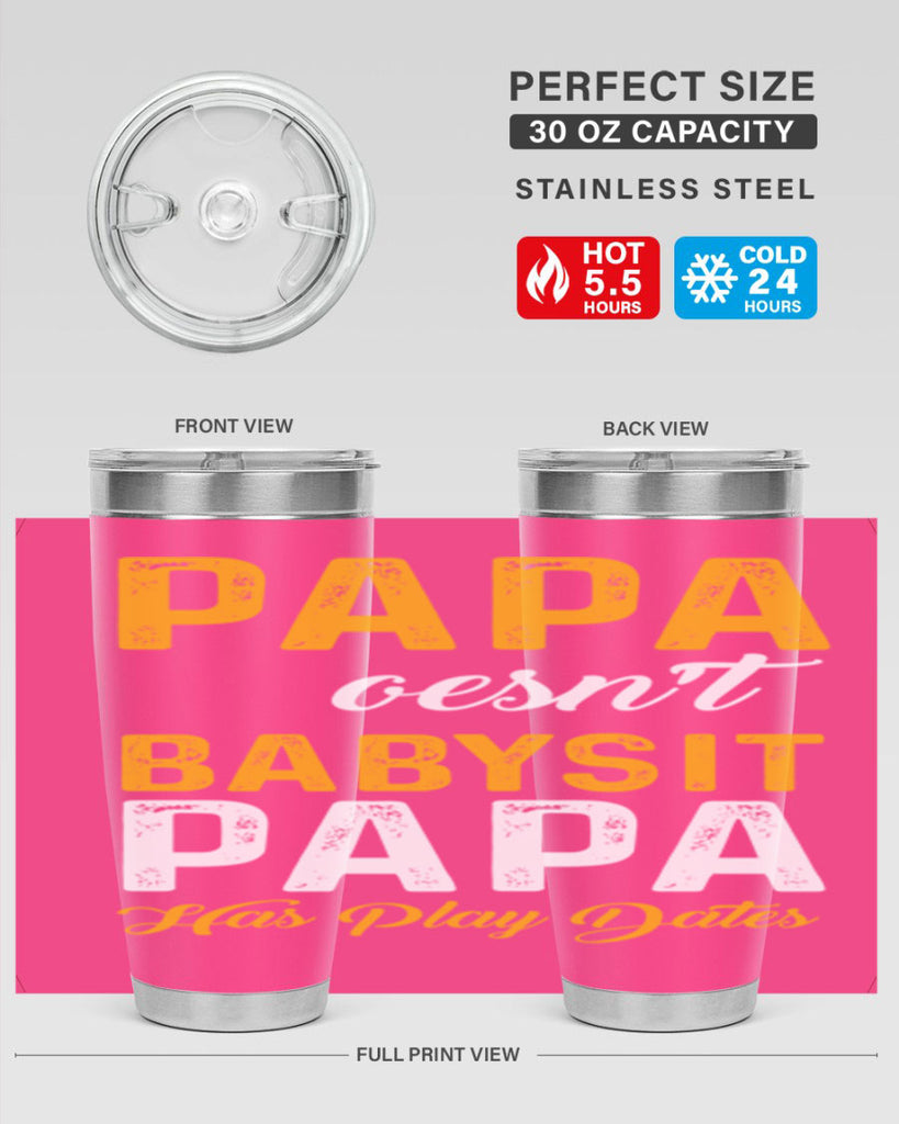 Papa 124#- grandpa - papa- Tumbler