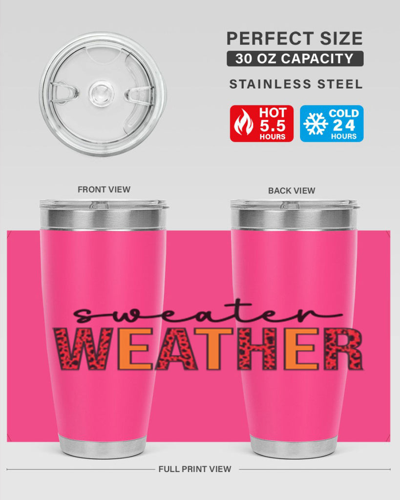 Sweater Weather 587#- fall- Tumbler