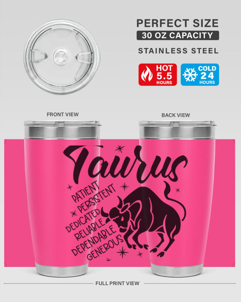 Taurus 492#- zodiac- Tumbler