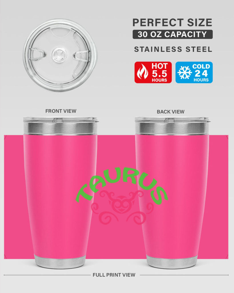 Taurus 493#- zodiac- Tumbler