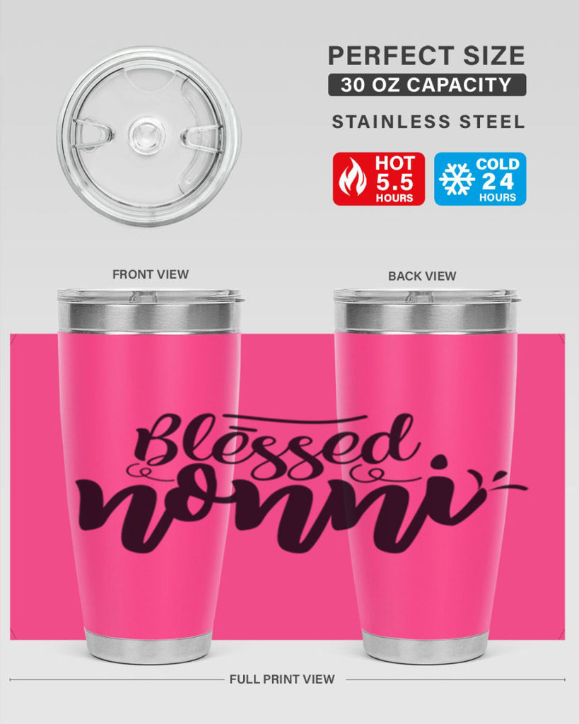 blessed nonni 57#- grandma - nana- Tumbler