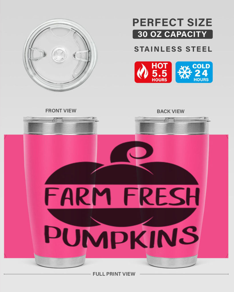 farm fresh pumpkins 174#- fall- Tumbler