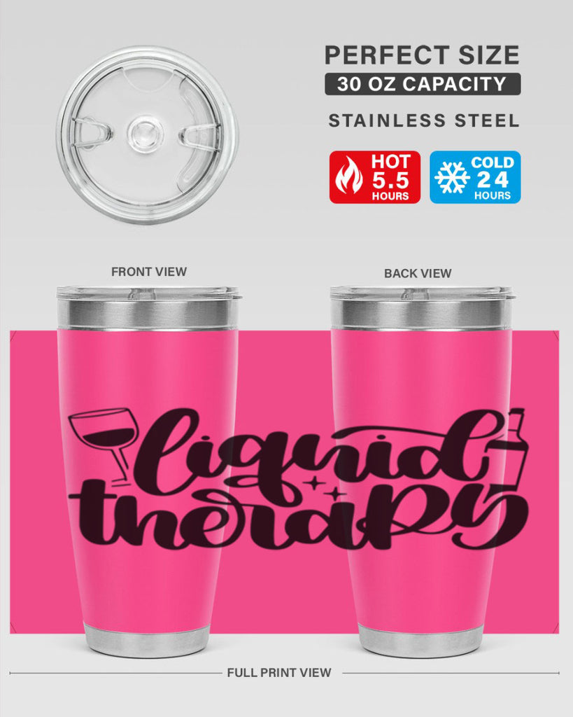 liquid therapy 45#- wine- Tumbler