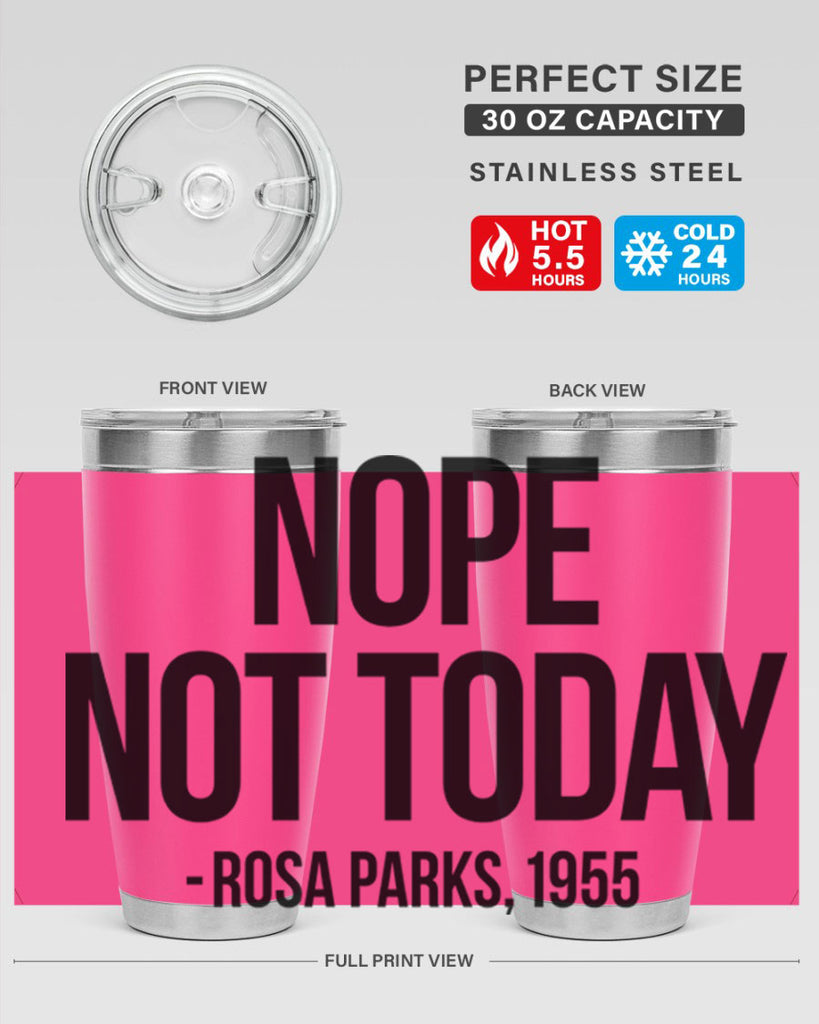 nope not today rosa parks 60#- black words phrases- Cotton Tank
