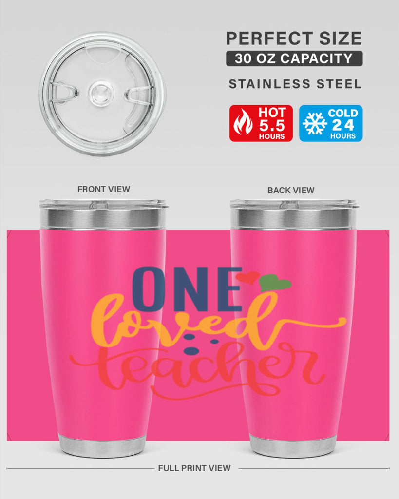 one loved teacher Style 165#- teacher- tumbler