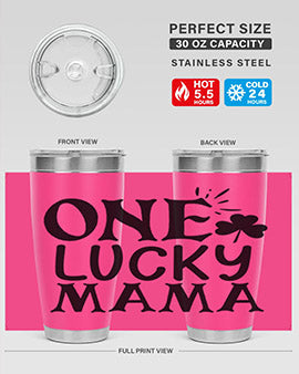 one lucky mama Style 34#- autism- Tumbler