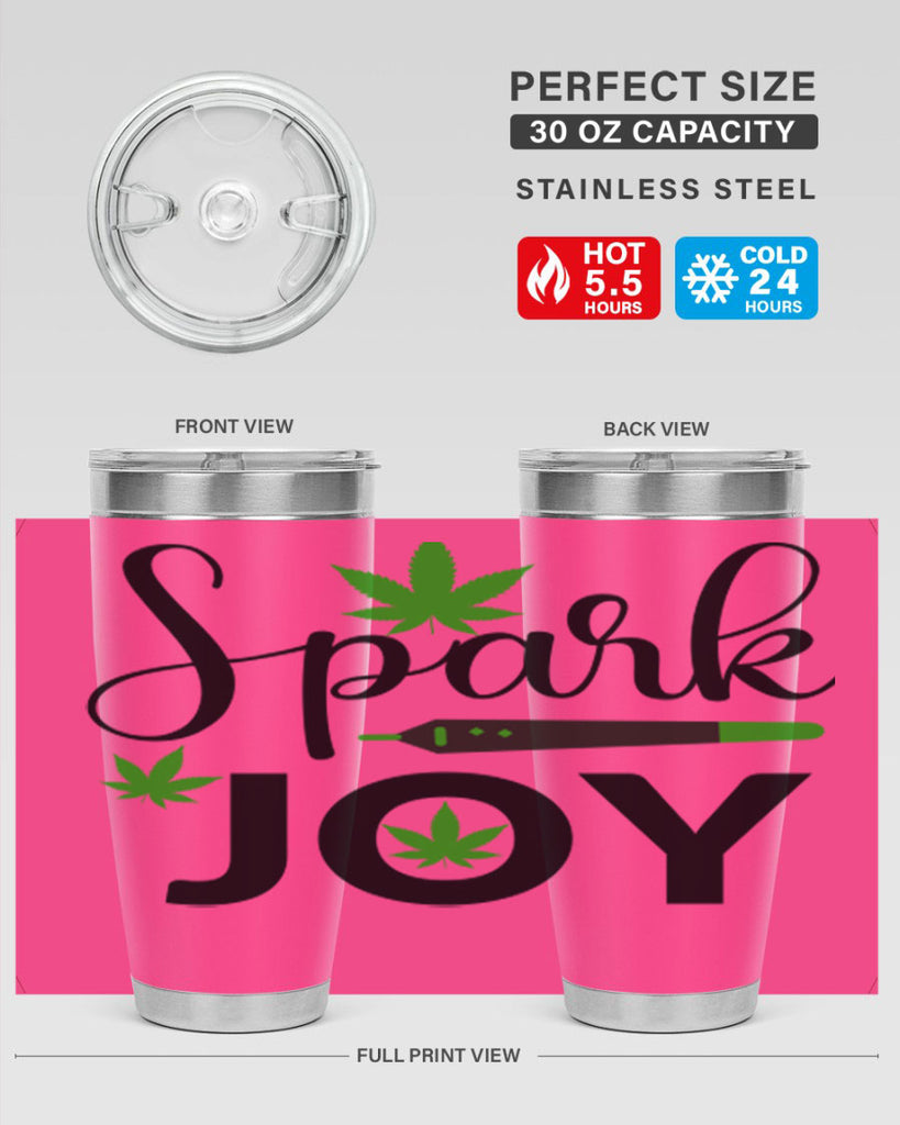 spark joy 250#- marijuana- Tumbler
