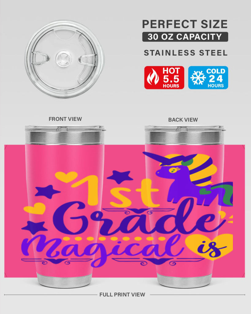 st grade magical 63#- mardi gras- Tumbler