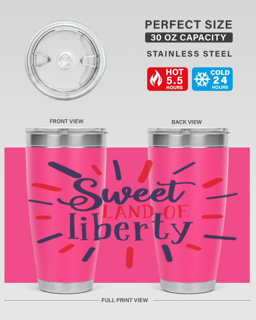 sweet land of liberty Style 7#- Fourt Of July- Tumbler