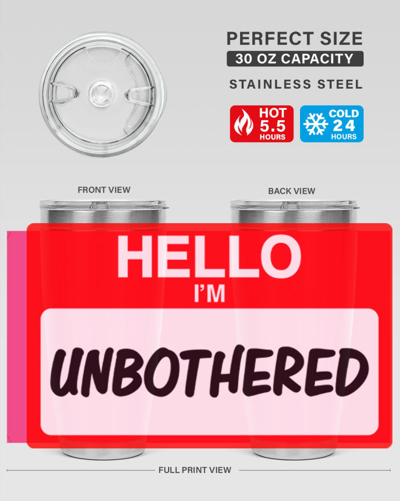 unbothered 14#- black words phrases- Cotton Tank