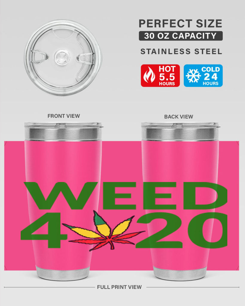weed 420 cannabis 281#- marijuana- Tumbler