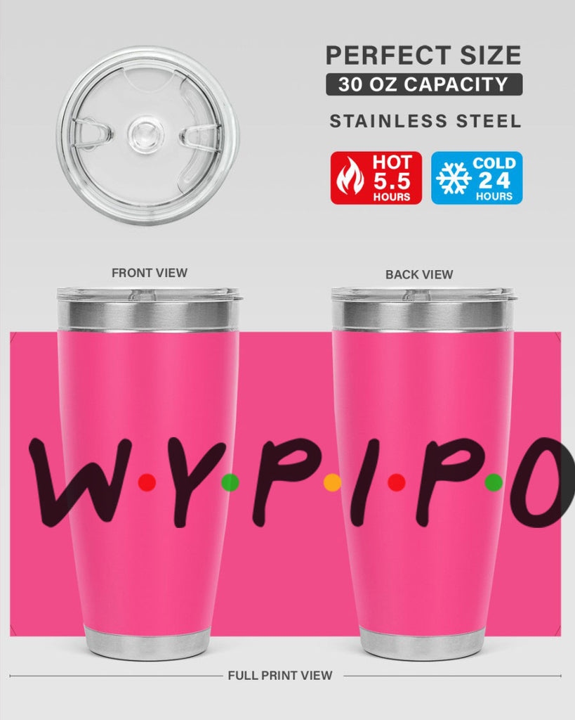 wypipo 7#- black words phrases- Cotton Tank