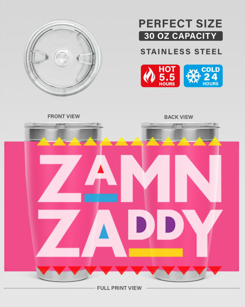 zamn zaddy 1#- black words phrases- Cotton Tank