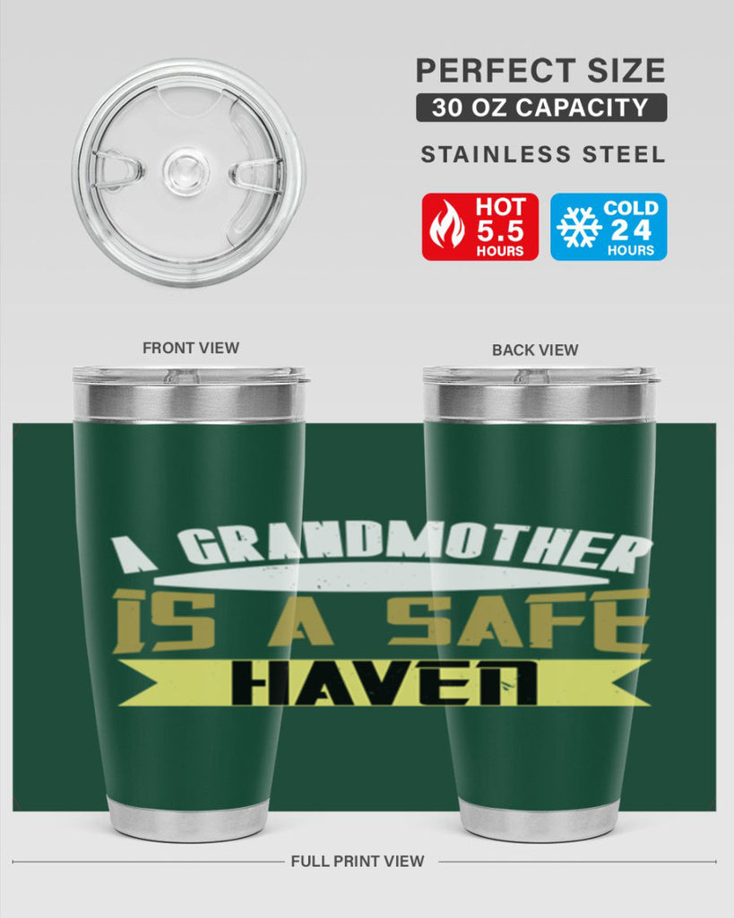 A Grandmother is a safe 41#- grandma - nana- Tumbler
