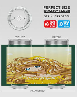 A beautiful and happy princess with gold dress game 131#- anime- Tumbler