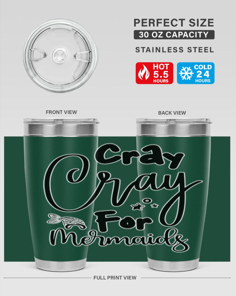 Cray Cray For Mermaids 88#- mermaid- Tumbler