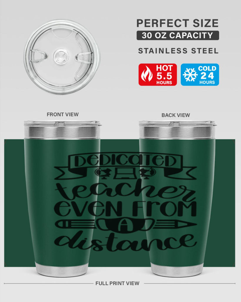 Dedicated Teacher Even Style 80#- teacher- tumbler