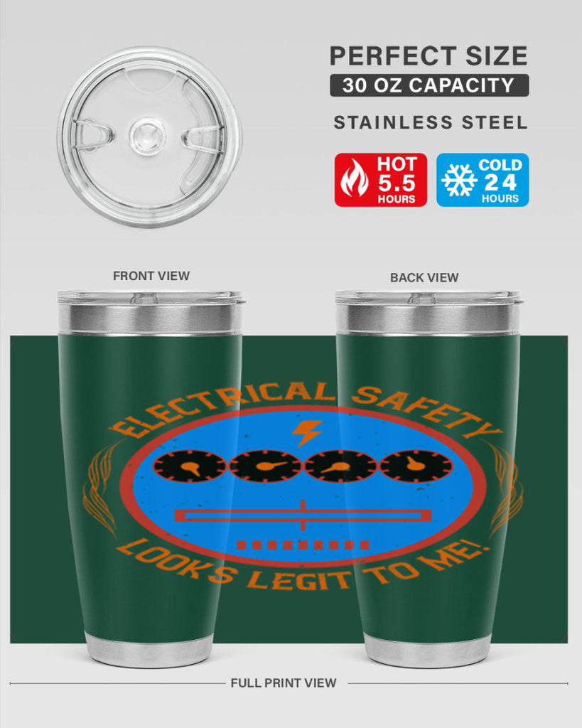Electrical safety looks legit to me Style 57#- electrician- tumbler