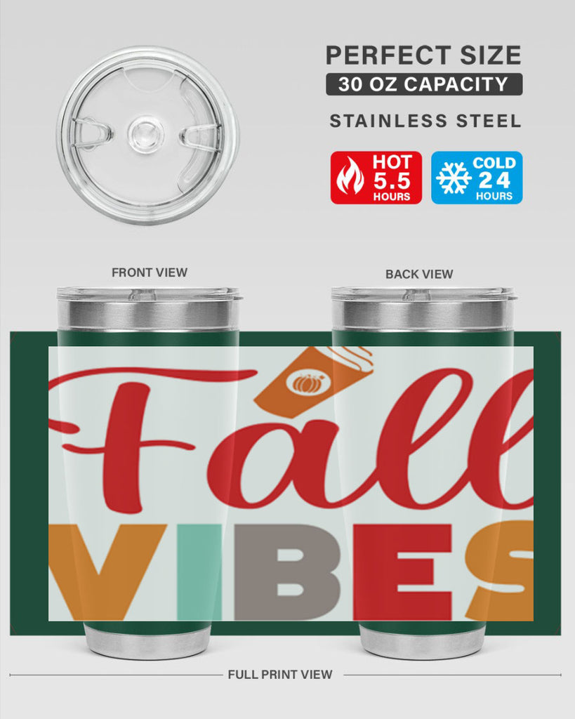 FallVibesdesign 166#- fall- Tumbler