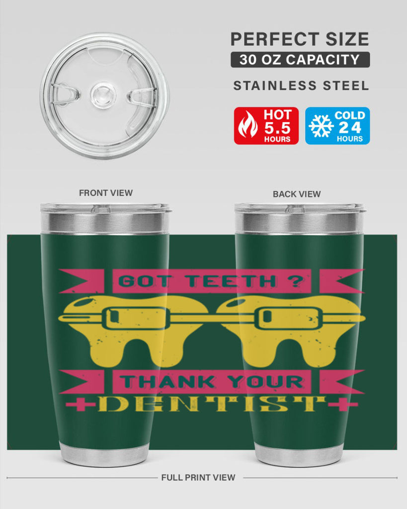 Got teeth thank your Style 40#- dentist- tumbler