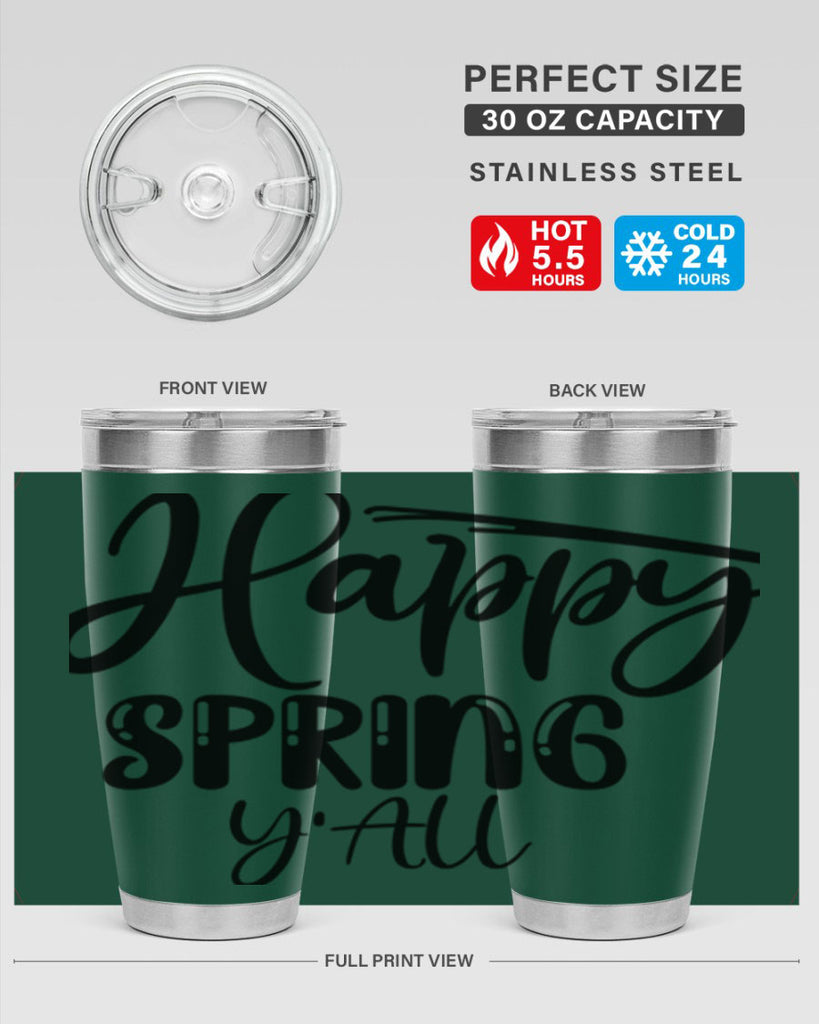 HAPPY SPRING YALL  179#- spring- Tumbler