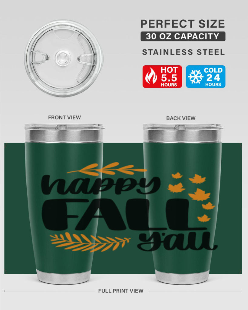 Happy Fall Yall 490#- fall- Tumbler