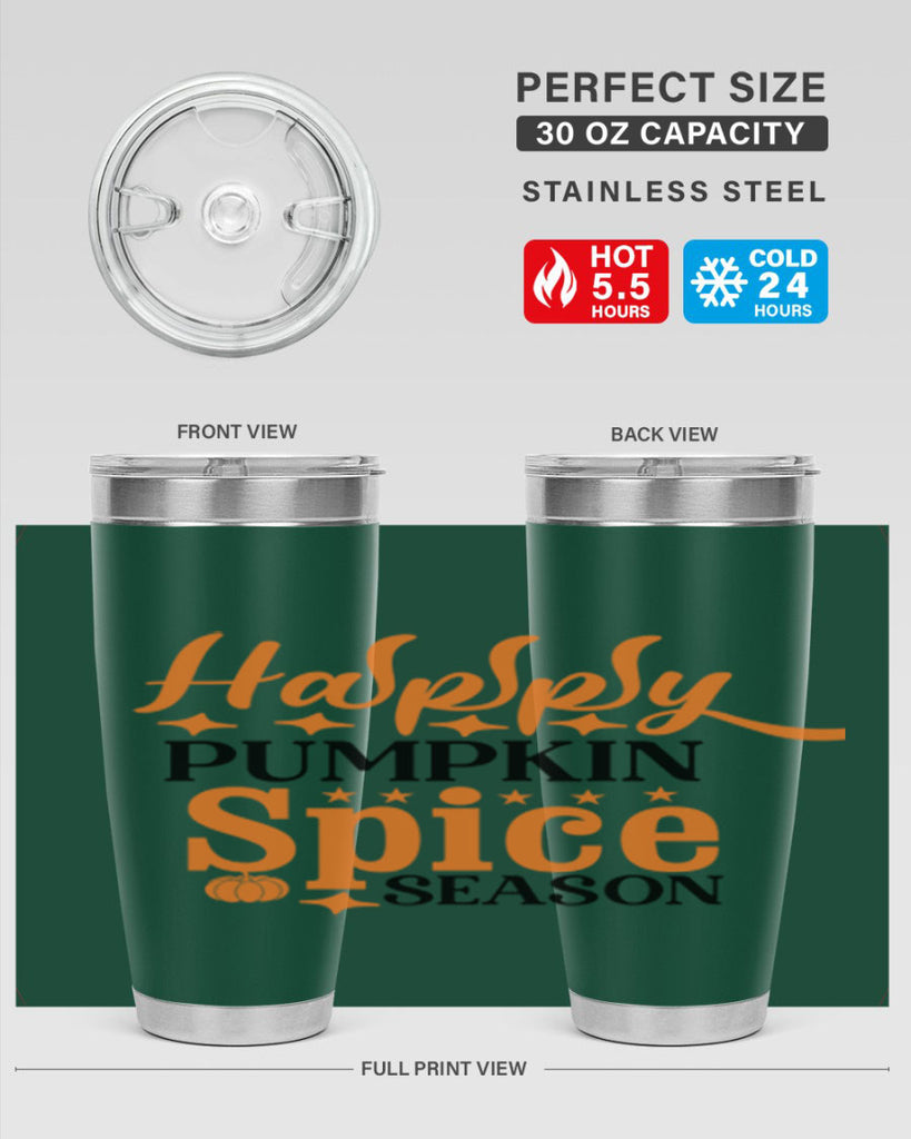 Happy Pumpkin Spice Season 245#- fall- Tumbler