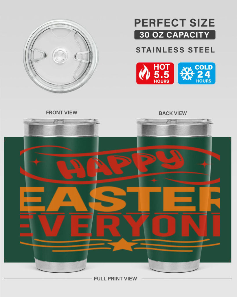 Happy easter everyone 155#- spring- Tumbler