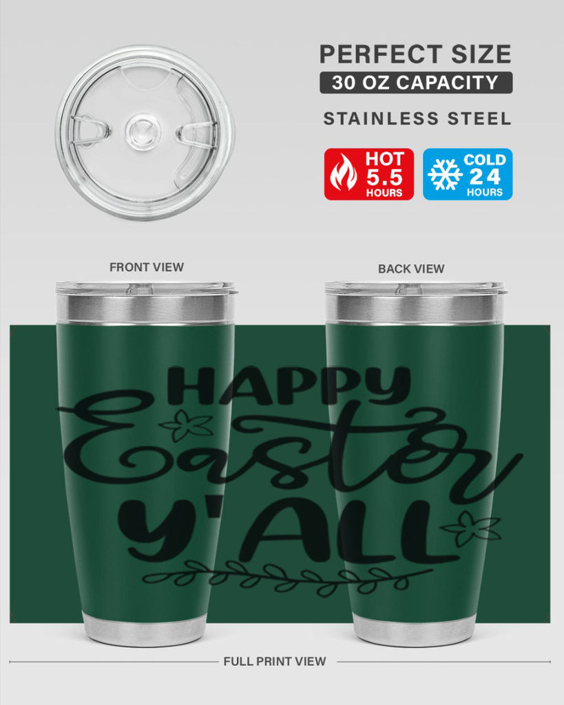 Happy easter yall  177#- spring- Tumbler