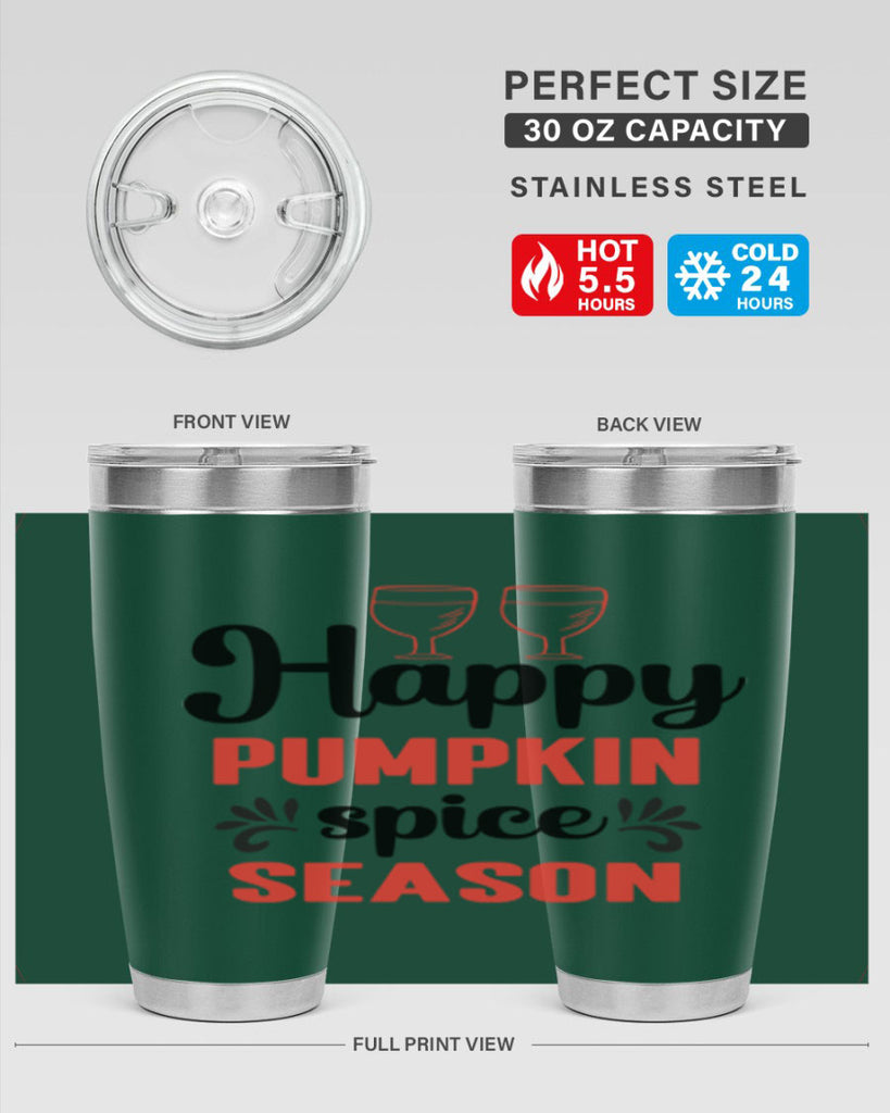 Happy pumpkin spice season 244#- fall- Tumbler