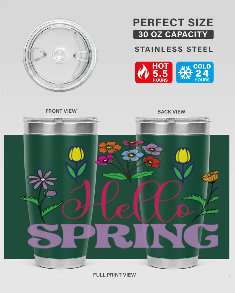 Hello Spring  233#- spring- Tumbler