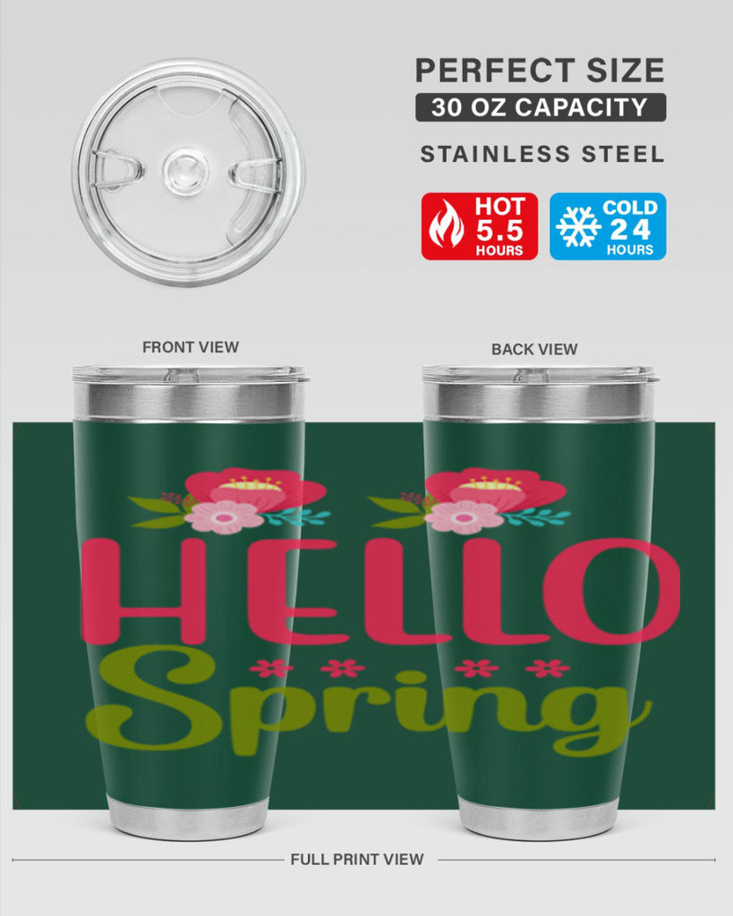 Hello Spring 186#- spring- Tumbler