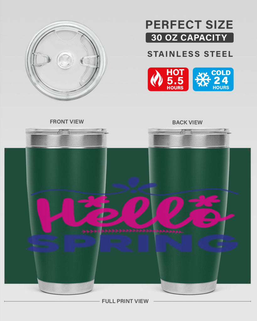 Hello Spring 212#- spring- Tumbler