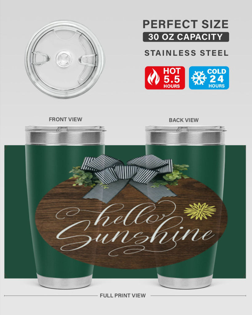 Hello Spring Lettering Mockup200#- spring- Tumbler