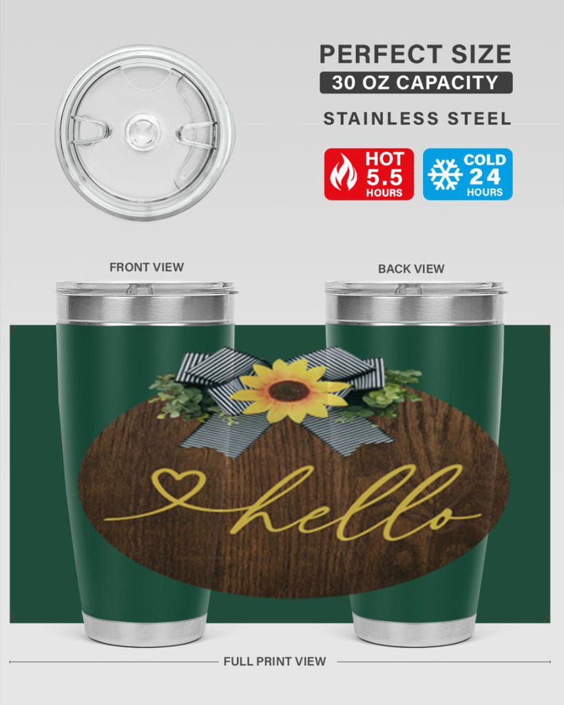 Hello heart Mockup182#- spring- Tumbler