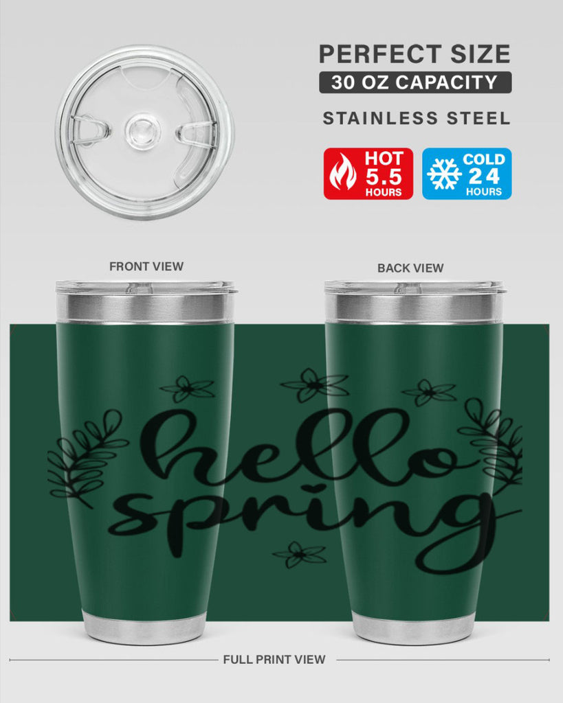 Hello spring design  221#- spring- Tumbler