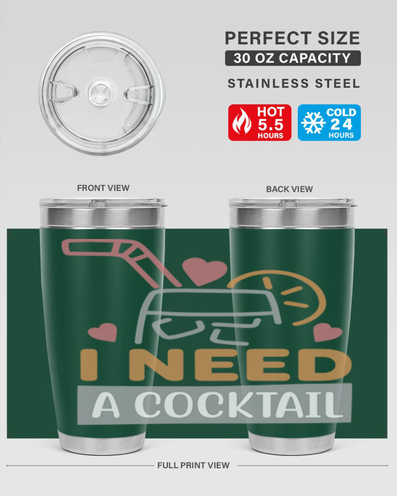 I Need A Cocktail 107#- fashion- Cotton Tank