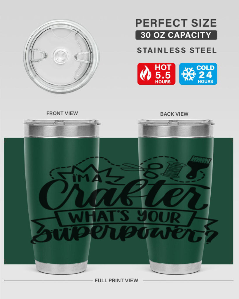 Im A Crafter Whats Your 19#- crafting- Tumbler