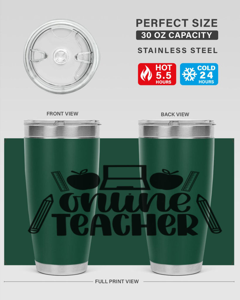 Online Teacher Style 61#- teacher- tumbler